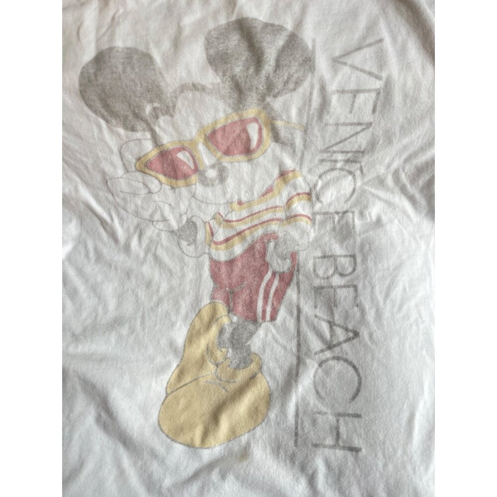 Tailgate Mickey Mouse Venice Beach T-Shirt Disney Graphic Tee Faded Cotton Sz L - Picture 5 of 7
